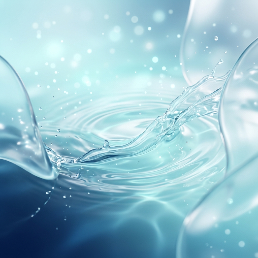 Pure aesthetic water ripple